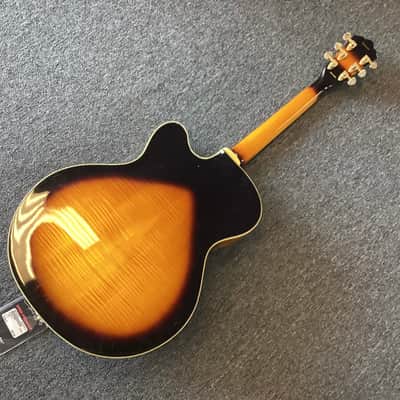 Washburn J-6S Arch Top Hollow Body Electric Guitar image 7
