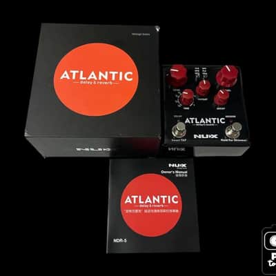 NuX NDR-5 Verdugo Series Atlantic Delay/Reverb 2018 - Black/Red - X18041 image 1