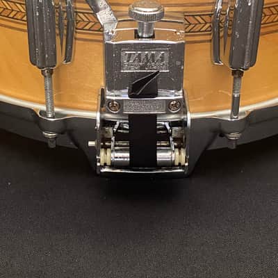 Tama Superstar Mastercraft AW-456 Birch Artwood Snare Drum 14" × 6.5" 1980's - Super Maple Engraved image 7
