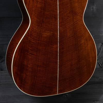Santa Cruz Custom OM Fiddleback Mahogany / Old Growth Sitka Acoustic Guitar image 13