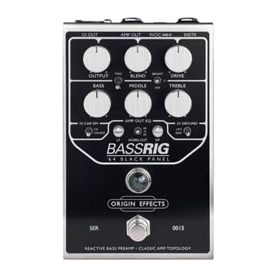 Origin Effects BassRIG 64 Black Panel Preamp Pedal image 1