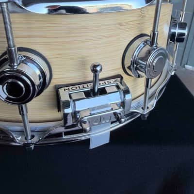 ~WOW!~ DW Collector's Series ECO-X Pure Bamboo 5.5x14 Snare Drum in Natural Satin Oil w/ Chrome Hardware image 5