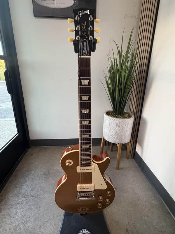 2014 Gibson Les Paul Traditional Goldtop P-90 – Original Hard Case image 1