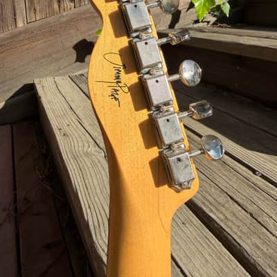 Fender Artist Series Jimmy Page Telecaster with Rosewood Fretboard 2019 - Natural with Dragon Graphic image 6