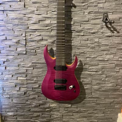 Schecter Signature John Browne TAO-8 Satin Trans Purple image 1