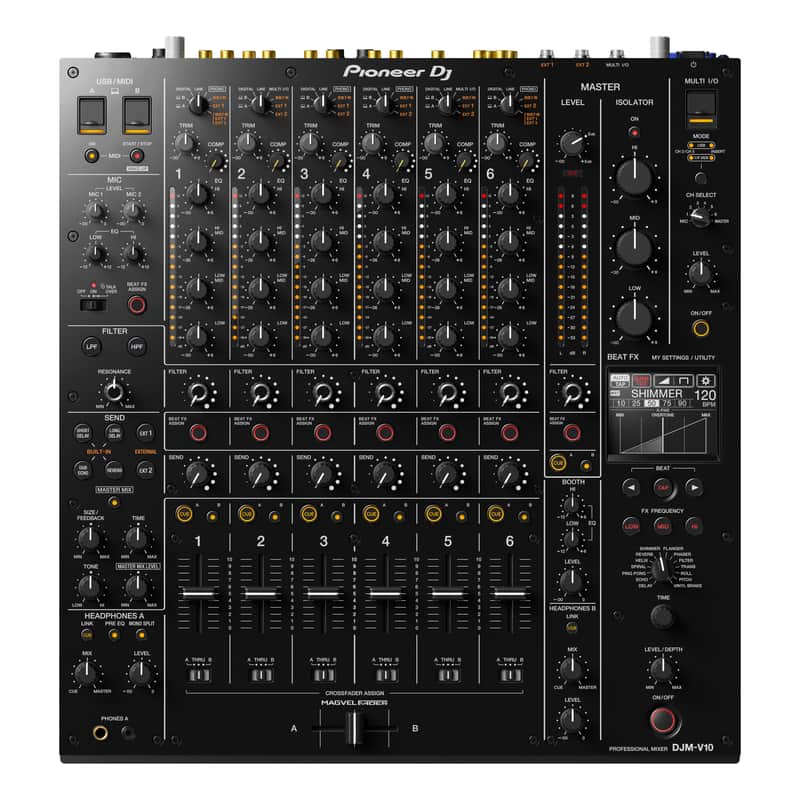 Pioneer DJM-V10 6-Channel DJ Mixer - Open Box, Mint image 1