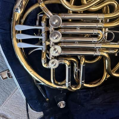 C. G. Conn 6D Double French horn. Made in USA image 2