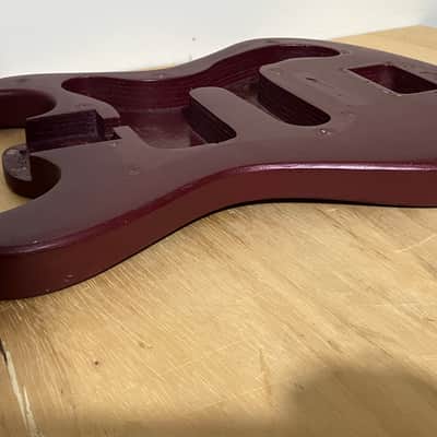 1960s 70s Teisco Zenta Top Twenty Electric Guitar Body Japan Resprayed Kawai image 7