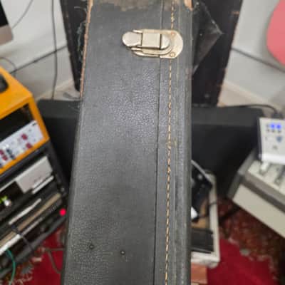 Victoria Fender Coronado Gibson EB Bass Case Yellow Lined 1960s image 11