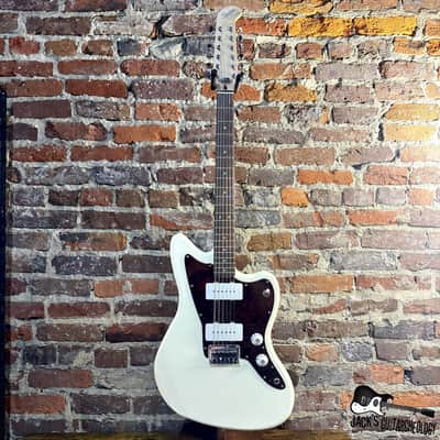 Squier Paranormal Jazzmaster XII Electric Guitar (2020s - Olympic White) image 2