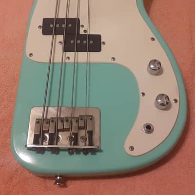 Unknown Unique Shape P Bass 2010 Surf Green image 8