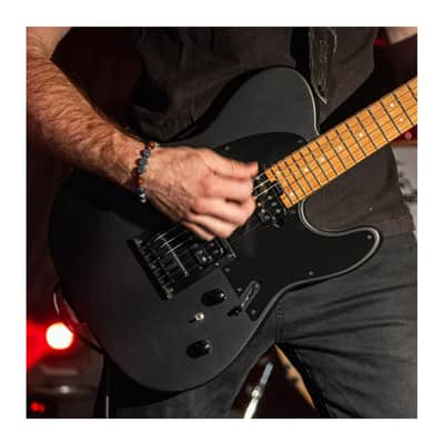 Charvel Pro-Mod So-Cal Style 2 24 HH HT CM 6-String Right-Handed Electric Guitar with Caramelized Maple Fingerboard (Satin Black) image 7