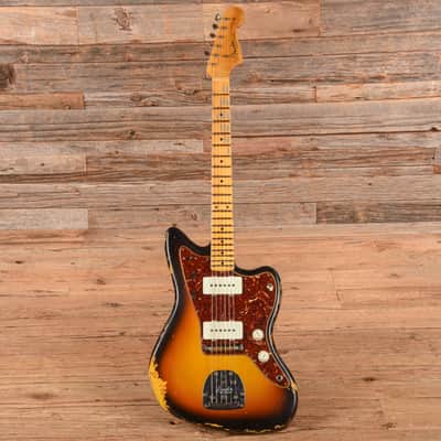 Fender WW10 '59 Reissue Jazzmaster Heavy Relic Aged 3-Color Sunburst 2022 image 4