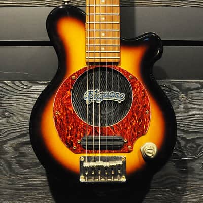 Pignose - Mini Electric Guitar with Built-In Amp SUNBURST image 2