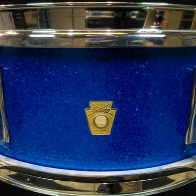 1960s LUDWIG Pioneer 6 Lug Snare Drum With Stand image 5
