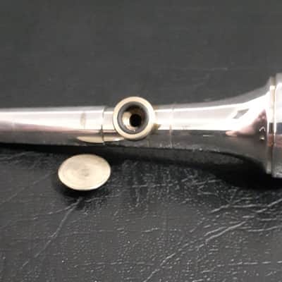 C.G. Conn Rare Vintage Conn Constellation 7C-W Trumpet Mouthpiece w/ Electronic Pick-up Silver plate image 10