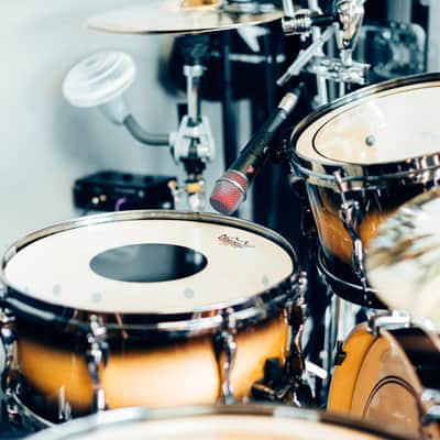 Tama Superstar Hyperdrive 5pc Drum Set - Dark Desert Burst image 5