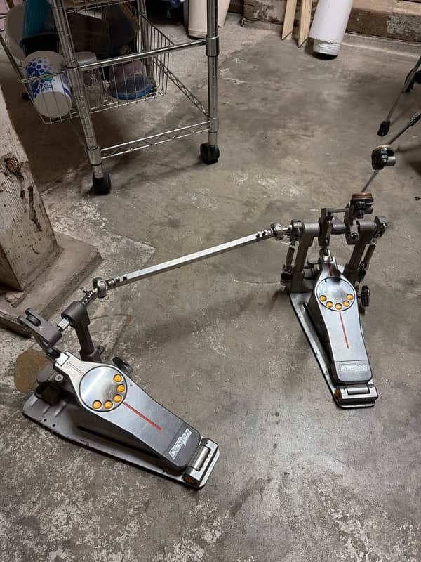 Pearl P3002D Eliminator Demon Direct-Drive Double Bass Drum Pedal 2010s - Silver / Grey image 1