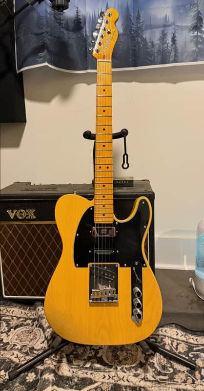 Fender American Ultra Luxe Vintage '50s Telecaster - Glaser B-Bender & Brent Mason Pickups