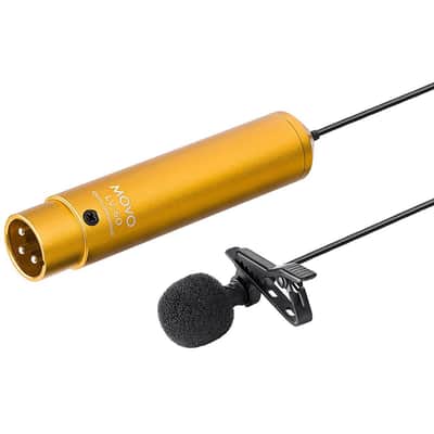 Movo Photo LV-6 Pro Grade XLR Omnidirectional Lavalier Condenser Microphone image 2