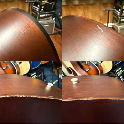 Guild D4-NT Dreadnought Acoustic Guitar -Westerly RI USA 1991 - Natural Satin- Bridge Re-glue w/Hard Case image 22