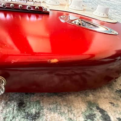2007 Fender Highway One Stratocaster in Midnight Wine Transparent finish (Made in USA) image 12