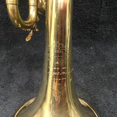 Frank Holton Holton-Clarke Model Cornet 1922 - Raw Brass image 11