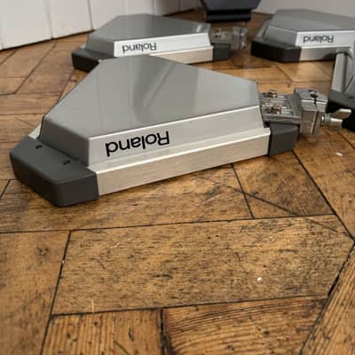 Roland PD-10 and PD-20 Pads 1985 - Silver image 3