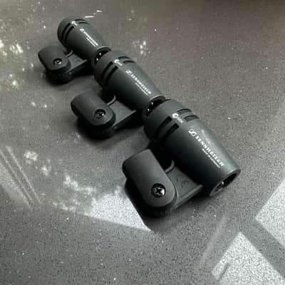 Sennheiser e604 Cardioid Dynamic Drum Microphone 1998 - Present - Black - 3 Pack image 3