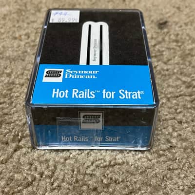 Seymour Duncan SHR-1b Hot Rails Strat White Bridge image 2