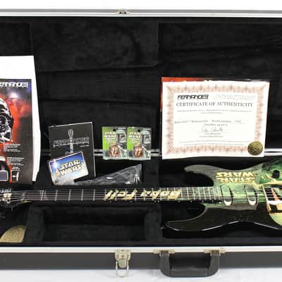 Fernandes Retrorocket Star Wars Guitar Collection Darth Vader Yoda Boba Fett Storm Trooper image 2