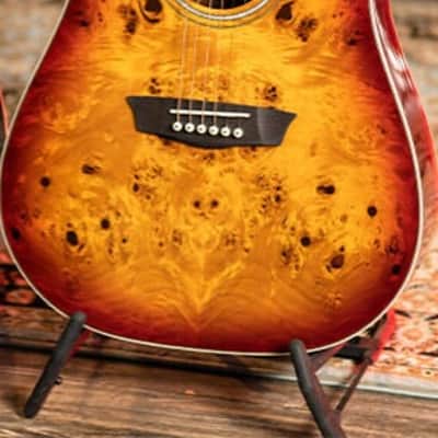Washburn DFBDA | Deep Forest Burl D, Amber Fade. New with Full Warranty! image 8