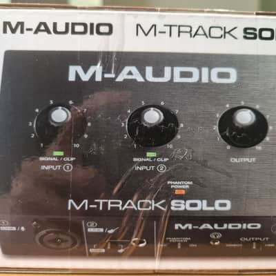 M-Audio M-Track Solo USB Audio Interface 2020 - Present - Black image 2