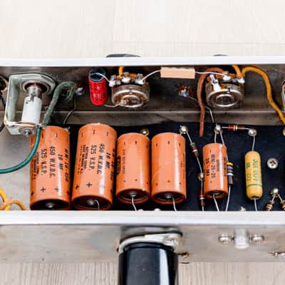 Immagine 1957 Fender Princeton Tweed Vintage Tube Amp 5F2-A w/ 100% Original Circuit - 13