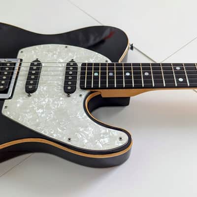 R&B Guitars USA T-Style Late 70's - Black with maple binding image 3