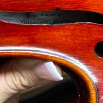 Vintage Andrew Schroetter Violin Made In Germany 4/4 image 10