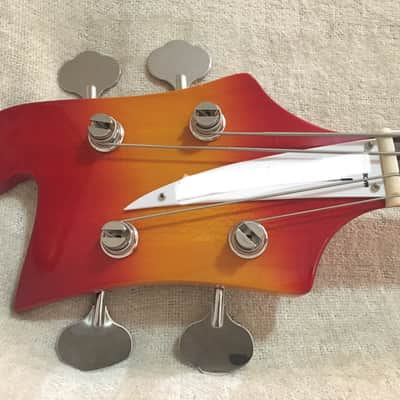 Left Hand Lefty Bass Paul McCartney 2000's Psychedelic Finish Stereo Output Neck Through DCustom image 3