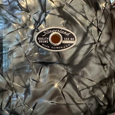 Slingerland Tom 13x9 1970’s Niles badge 1970’s - Black Diamond pearl image 2