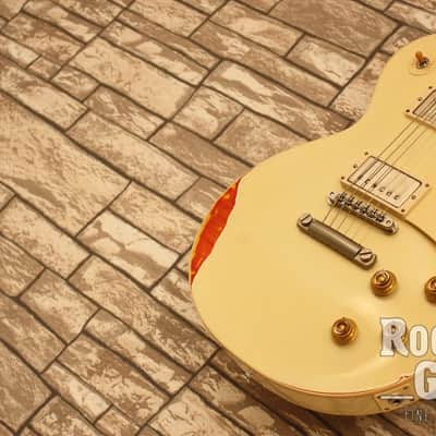 Gibson Les Paul Standard 58 Aged White over Sunburst 2017 image 6