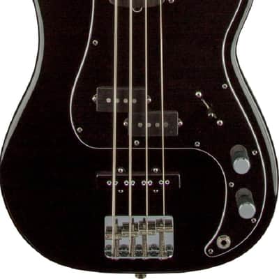 Fender Tony Franklin Fretless Precision Bass. Ebony FB, Black image 1