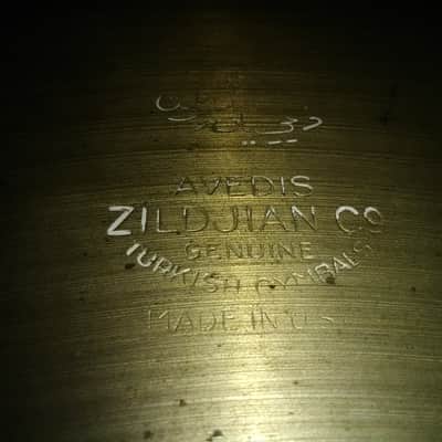 Zildjian Avedis Trans Stamp Hi Hats 1950's - thin - 596/715 g image 8