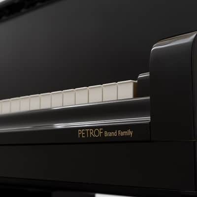 Grand piano 180 RG Weinbach Grand Piano part of Petrof family brands- Ebony High Gloss polish image 2