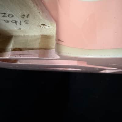 Brio Telecaster Body - Shell Pink Double Bound Bild 10
