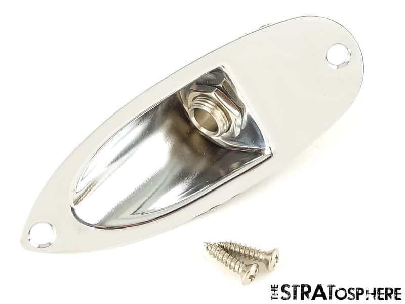 Fender Vintera II 50s RI Stratocaster Strat OUTPUT JACK + Plate, Chrome! image 1