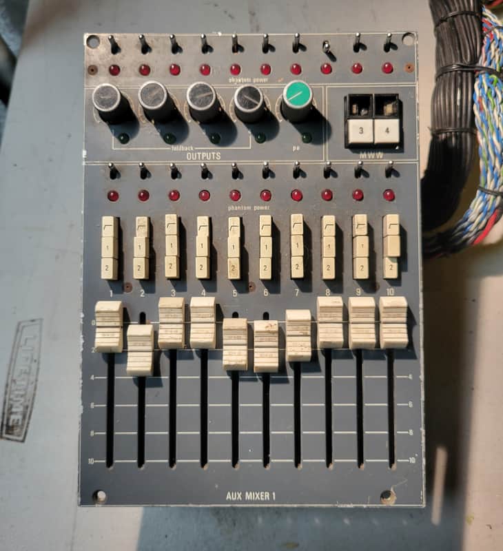Neve Auxillary Mixer with Five 8058/68/78 Style Push Switches 1970s image 1