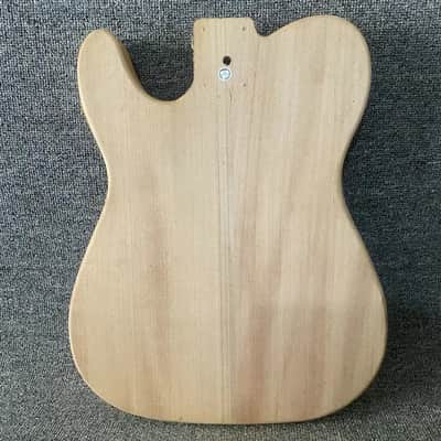 Mahogany Wood Solid Guitar Telecaster Tele Style Body image 6