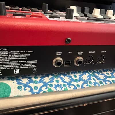 Nord Electro 6D SW61 Semi-Weighted 61-Key Digital Piano 2018 - 2022 - Red image 9