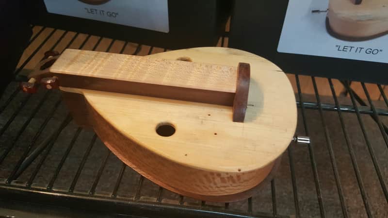 Medeiros Music Mini Hurdy Gurdy Music Box 2015 Natural Satin image 1