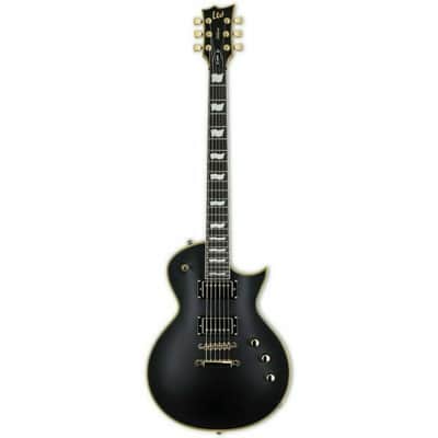 ESP LTD EC-1000 Duncan Electric Guitar - Vintage Black USED image 3
