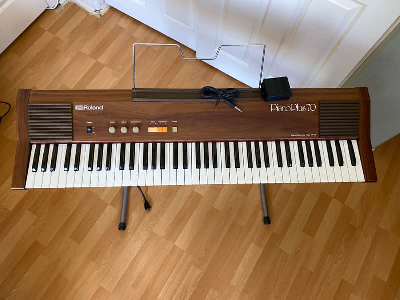 Roland HP-70 Piano Plus 70 with Original Keyboard Stand, | Reverb